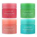 Laneige Lip Sleeping Mask Mini Kit 4g Berry Mask + 4g Grapefruit Mask + 4g Apple Lime Mask + 4g Mint Choco Mask
