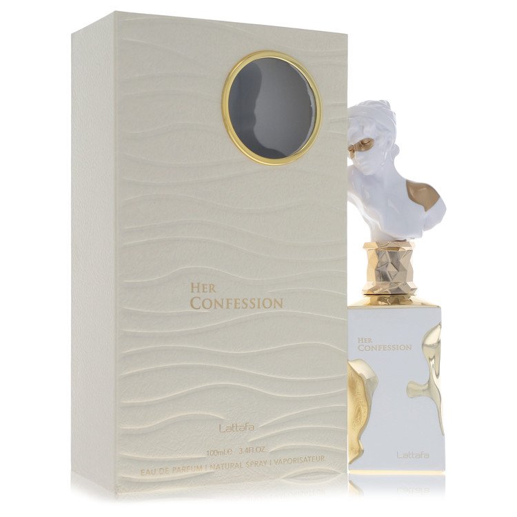 Lattafa Her Confession Eau De Parfum Spray for Women, 3.4 oz (100 ml)