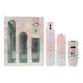 Lattafa Perfumes Yara Gift Set 100ml EDP + 300ml Air Freshener + 200ml Perfumed Spray