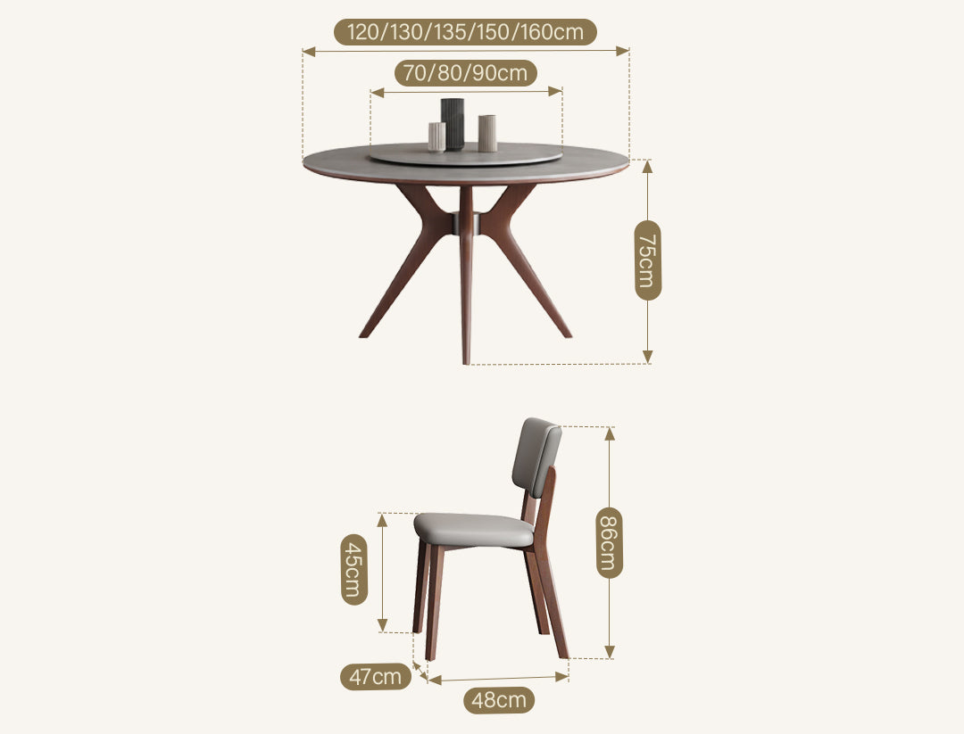 Leah Round Dining Table Set