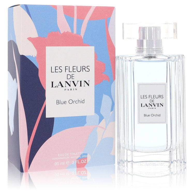 Lanvin Les Fleurs De Lanvin Blue Orchid Eau De Toilette Spray 3 oz / 90 ml