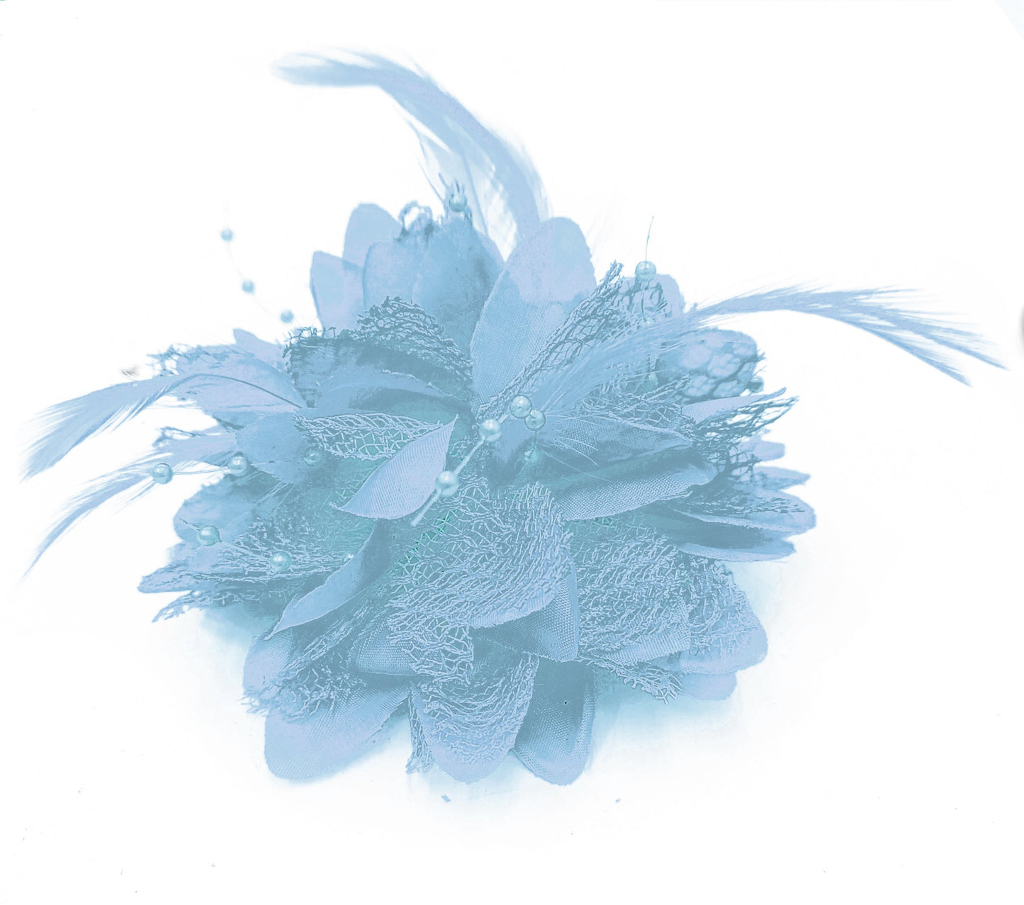 Classic Flower Fascinator - Clip, Band Pin Corsage