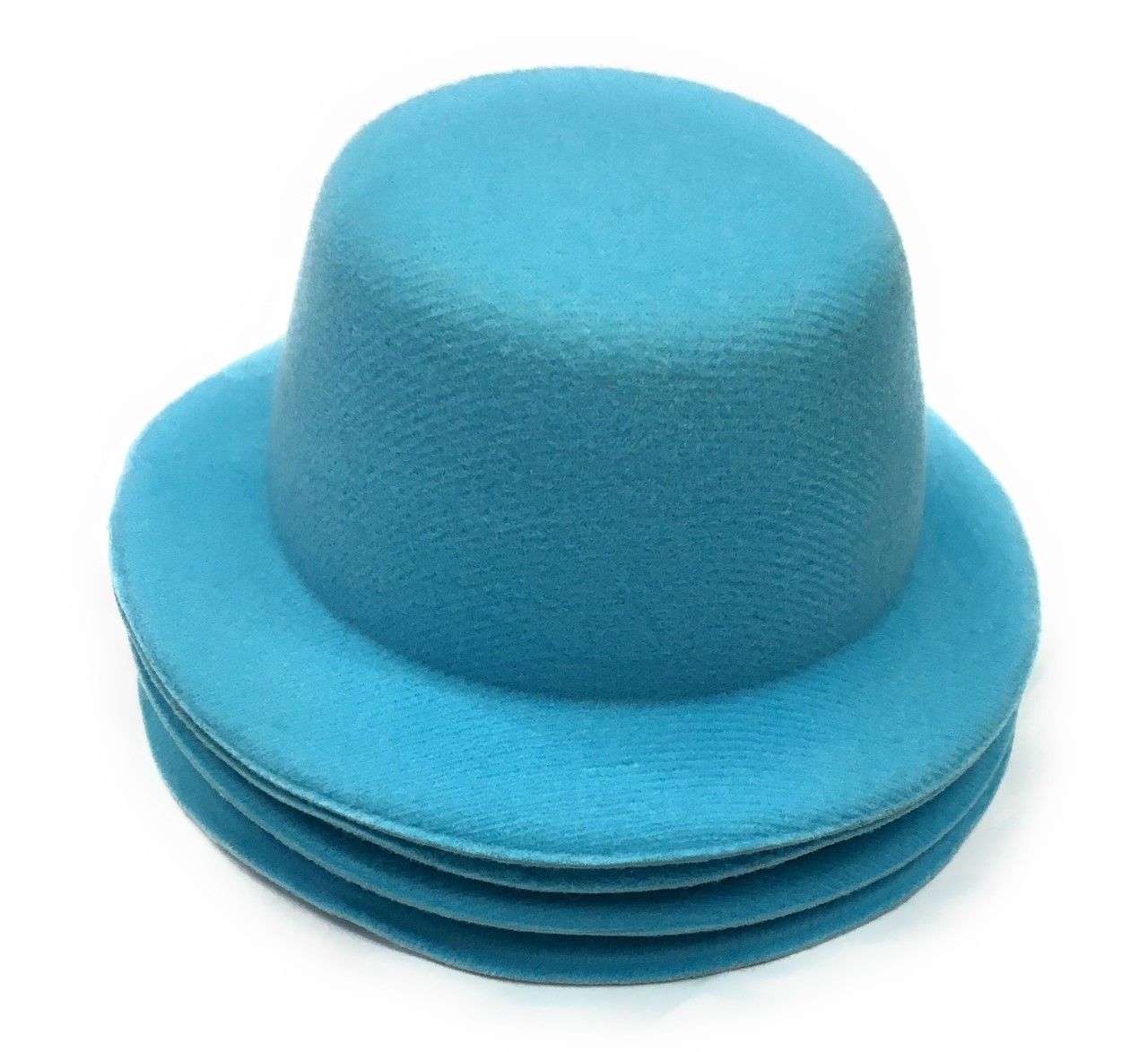 Set of 4 x Mini Round Top Hat Cap Fascinator Felt Hat Base Supplies Wholesale