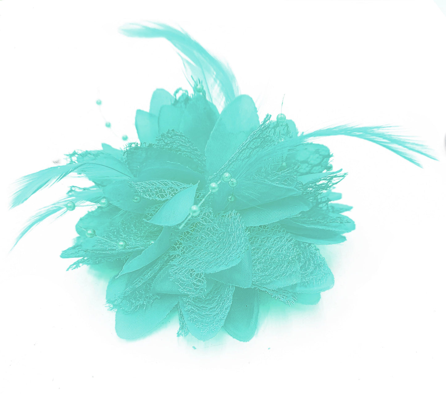 Classic Flower Fascinator - Clip, Band Pin Corsage