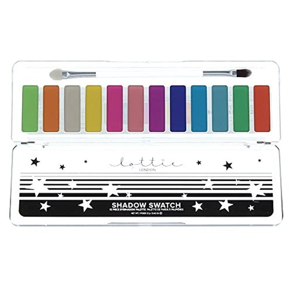 Lottie London Shadow Swatch Eyeshadow Palette 12g - The Rainbows