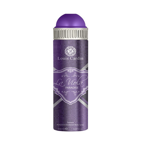 Louis Cardin La Viola Paradise Perfumed Deodorant Body Spray 200ml