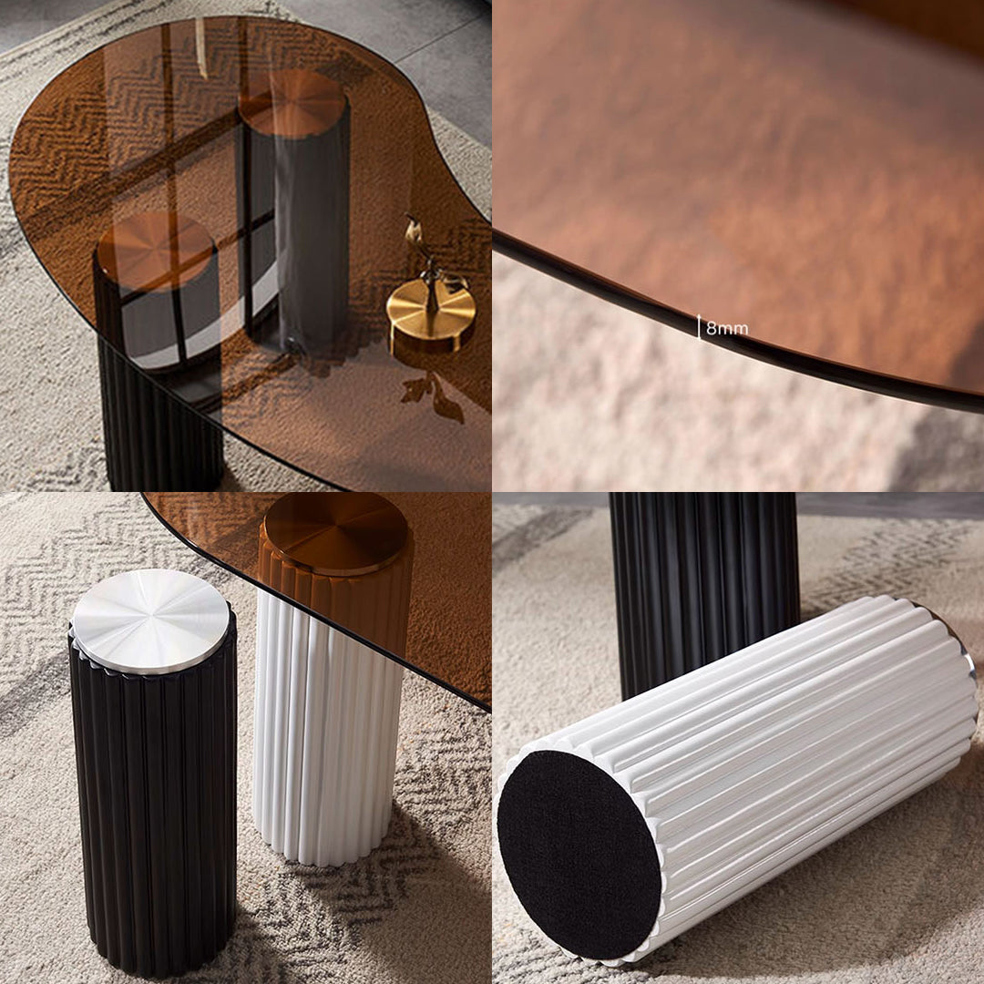 Lunar Coffee Table, Glass