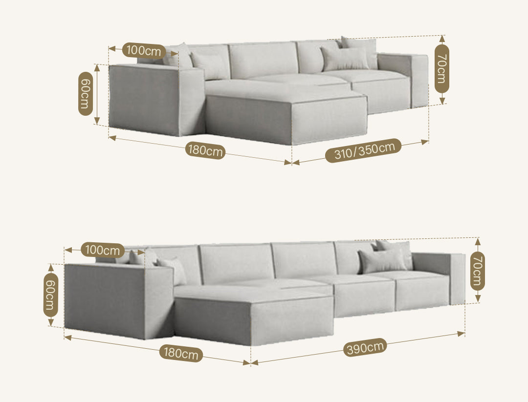 Lynnbrook Two Seater Sofa, Linen