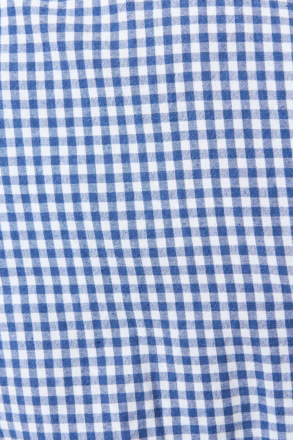 Hilton Gingham Ric Rac Trim Shorts - Blue