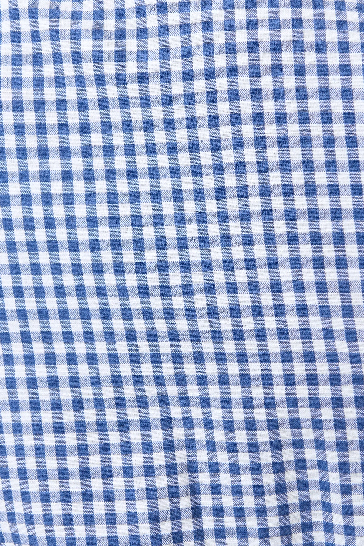 Hilton Gingham Ric Rac Trim Shorts - Blue