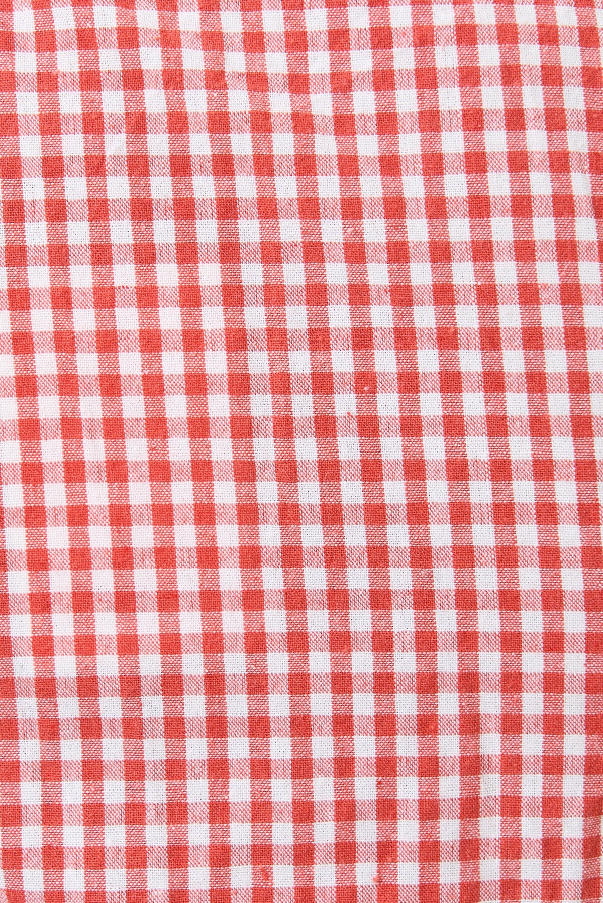 Hilton Gingham Ric Rac Trim Shorts - Red