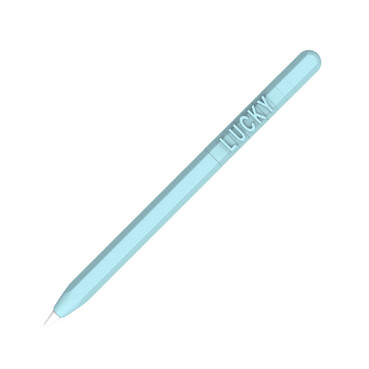 LOVE MEI For Apple Pencil 2 Number Letter Design Stylus Pen Silicone Protective Case Cover, For Apple Pencil 2