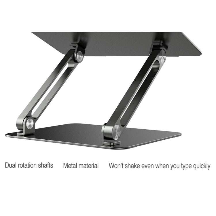 NILLKIN ProDesk Adjustable Aluminum Alloy Laptop Notebook Stand Holder (Silver)