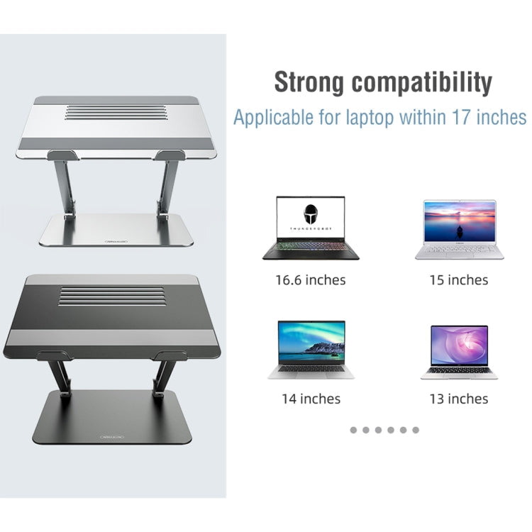 NILLKIN ProDesk Adjustable Aluminum Alloy Laptop Notebook Stand Holder (Silver)