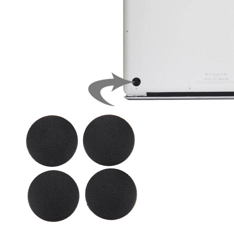 4 PCS for Macbook Pro 13.3 inch & 15.4 inch & 17 inch (2009-2011) A1278 & A1286 & A1297 / MC700 / MB990 / MC374 / MB991 / MC721 / MB985 / MB986 Bottom Case Rubber Mats, Pro 13.3 & 15.4 &17 inch (2009-2011)