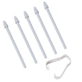 6 in 1 Universal Stylus Pen Replacement Pencil Tips For Samsung Galaxy Tab S8 / S7 / S6 / Galaxy Note20 / Note10 / S23 Ultra / S22 Ultra(Grey)