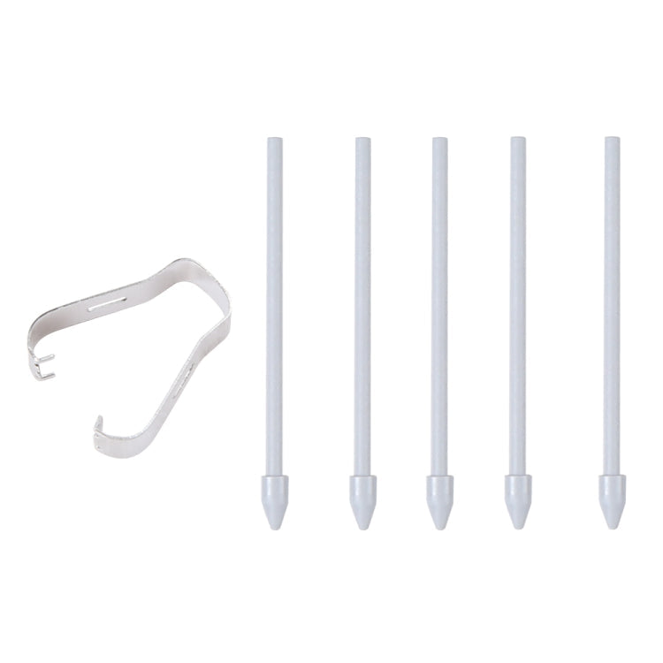 6 in 1 Universal Stylus Pen Replacement Pencil Tips For Samsung Galaxy Tab S8 / S7 / S6 / Galaxy Note20 / Note10 / S23 Ultra / S22 Ultra(Grey)