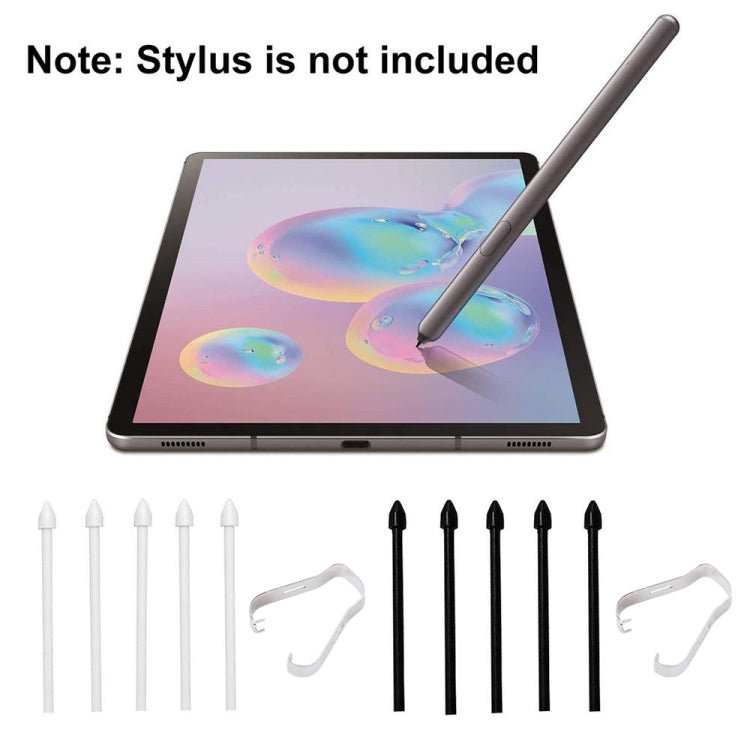 6 in 1 Universal Stylus Pen Replacement Pencil Tips For Samsung Galaxy Tab S8 / S7 / S6 / Galaxy Note20 / Note10 / S23 Ultra / S22 Ultra(Grey)