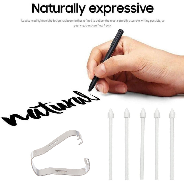 6 in 1 Universal Stylus Pen Replacement Pencil Tips For Samsung Galaxy Tab S8 / S7 / S6 / Galaxy Note20 / Note10 / S23 Ultra / S22 Ultra(Grey)