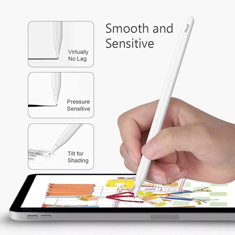 M3 Long Metal Pen Tip for Apple Pencil 1 / 2(White)