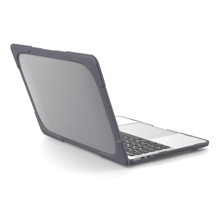 For Macbook Pro 13.3 inch (A1708) & with Touchbar (A1706) Laptop TPU + PC Folding Shockproof Protective Case with Holder, For Macbook Pro 13.3 inch with Touch Bar