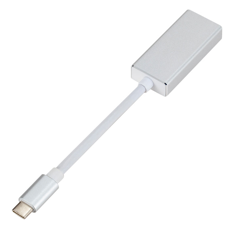 USB-C / Type-C 3.1 Male to DP Female HD Converter, Length: 12cm (Silver)