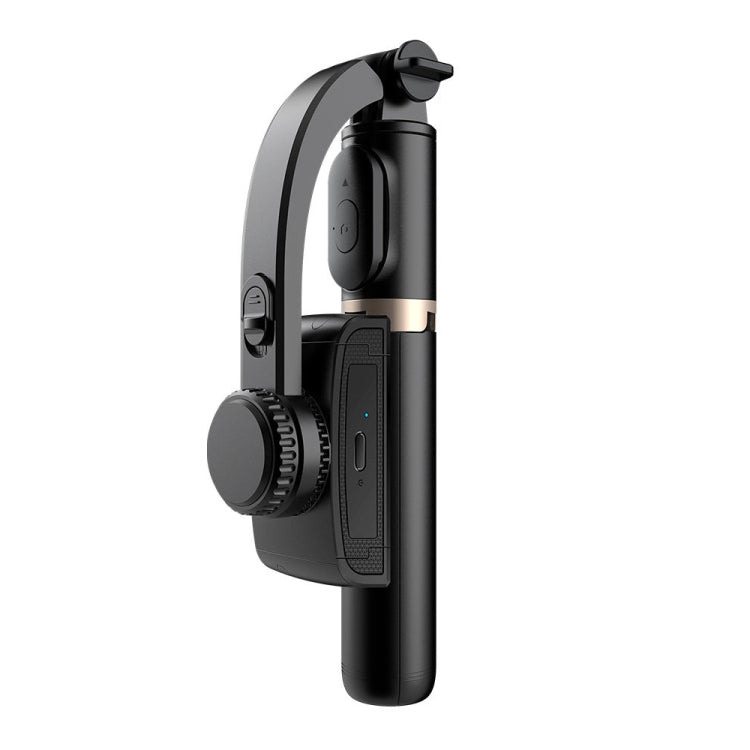 Q08 Gimbal Stabilizer Bluetooth Remote Control Tripod Selfie Stick, Q08 (Black)