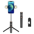 Bluetooth Remote Control Dual Fill Light Tripod Selfie Stick, Dual Fill Light (Green), Dual Fill Light (Red), Dual Fill Light (Yellow), Dual Fill Light (Black)