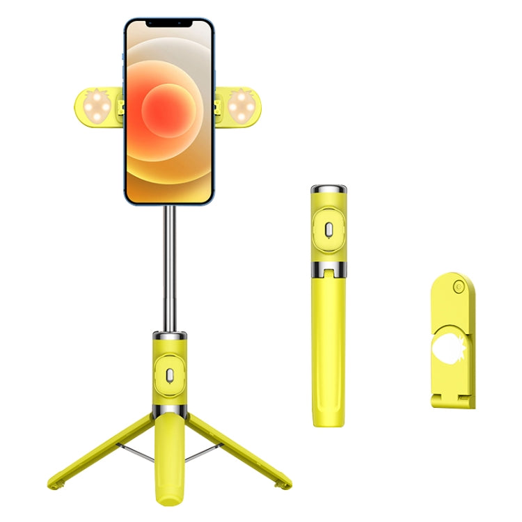 Bluetooth Remote Control Dual Fill Light Tripod Selfie Stick, Dual Fill Light (Green), Dual Fill Light (Red), Dual Fill Light (Yellow), Dual Fill Light (Black)