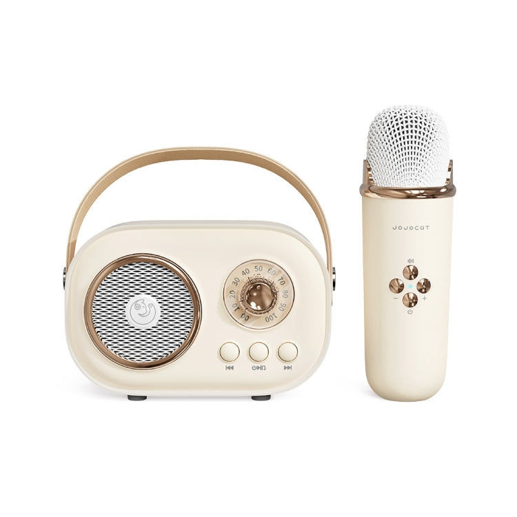 C20 Plus Multifunctional Karaoke Bluetooth Speaker With Microphone (Beige)