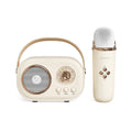 C20 Plus Multifunctional Karaoke Bluetooth Speaker With Microphone (Beige)
