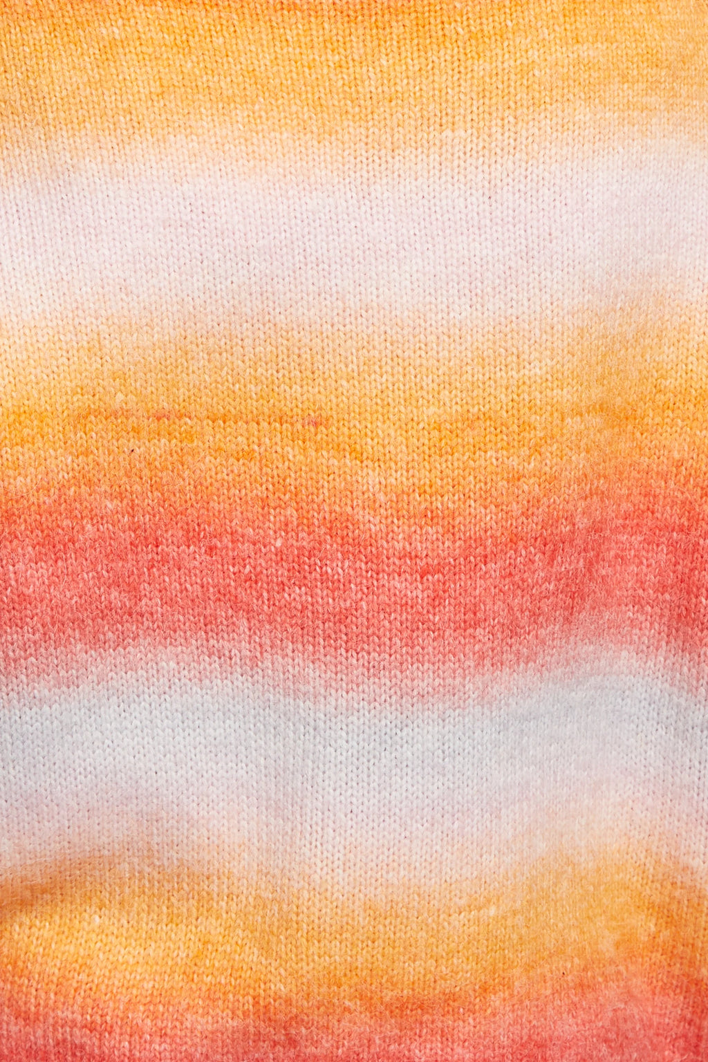 Louche Thao V Neck Space Dyed Cardigan in Orange