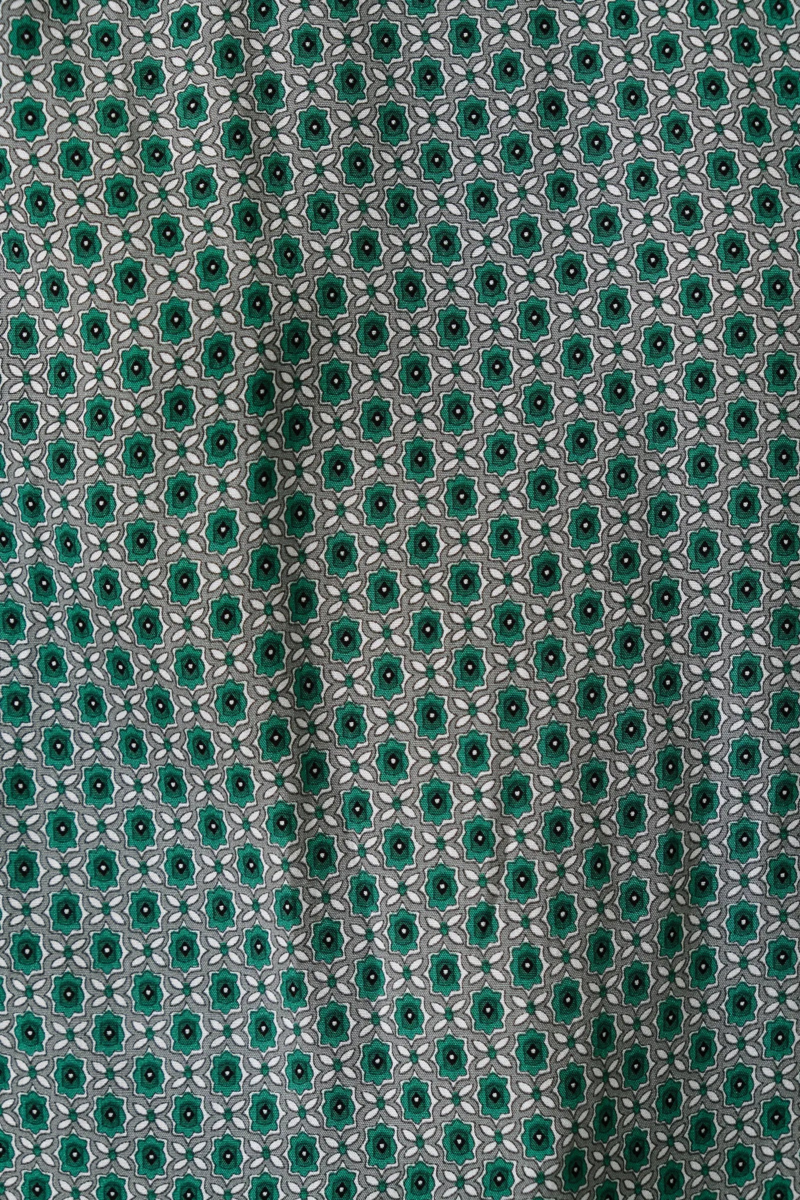 Mellie Flower Tile Print Blouse