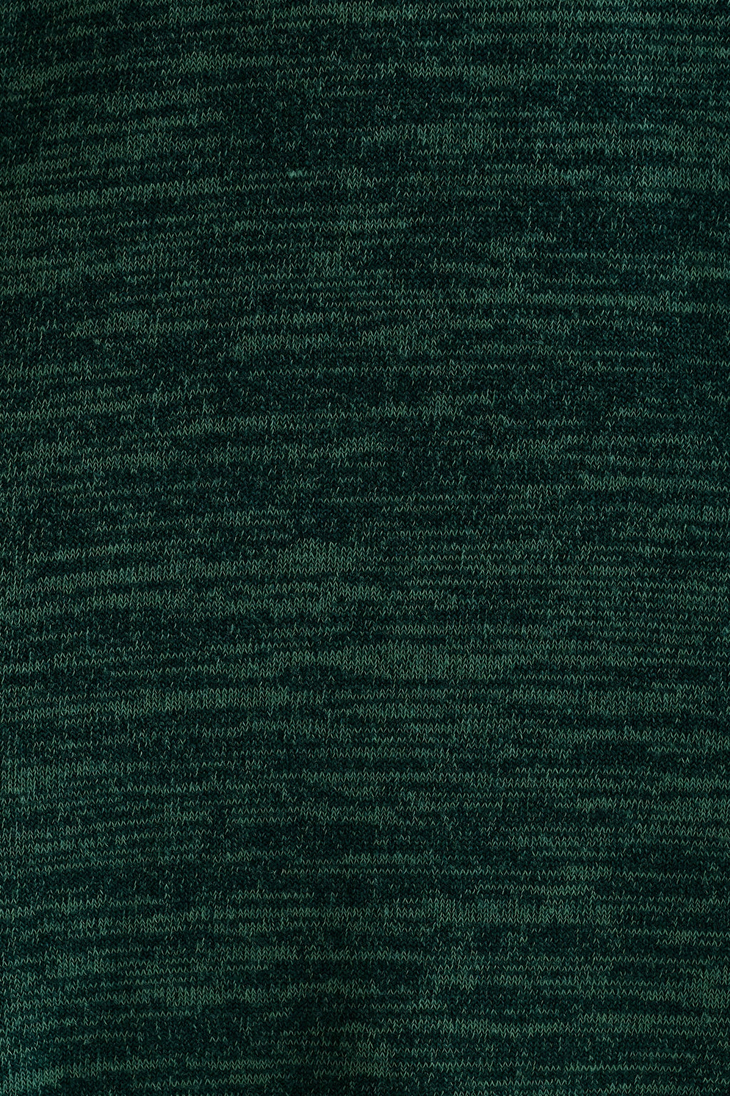 Moa Sustainable Marl Puff Sleeve V Neck Midi Dress - Green