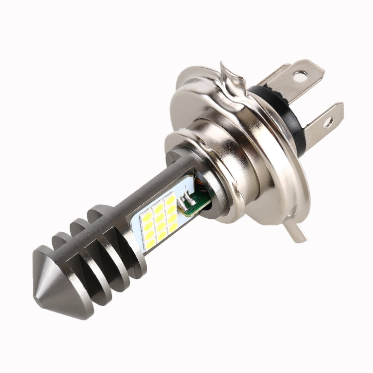 H4 DC12V / 7.4W Motorcycle LED Headlight with 24LEDs SMD-3030 Lamp Beads, H4 Style 1 (Yellow + White), H4 Style 1 (White Light)