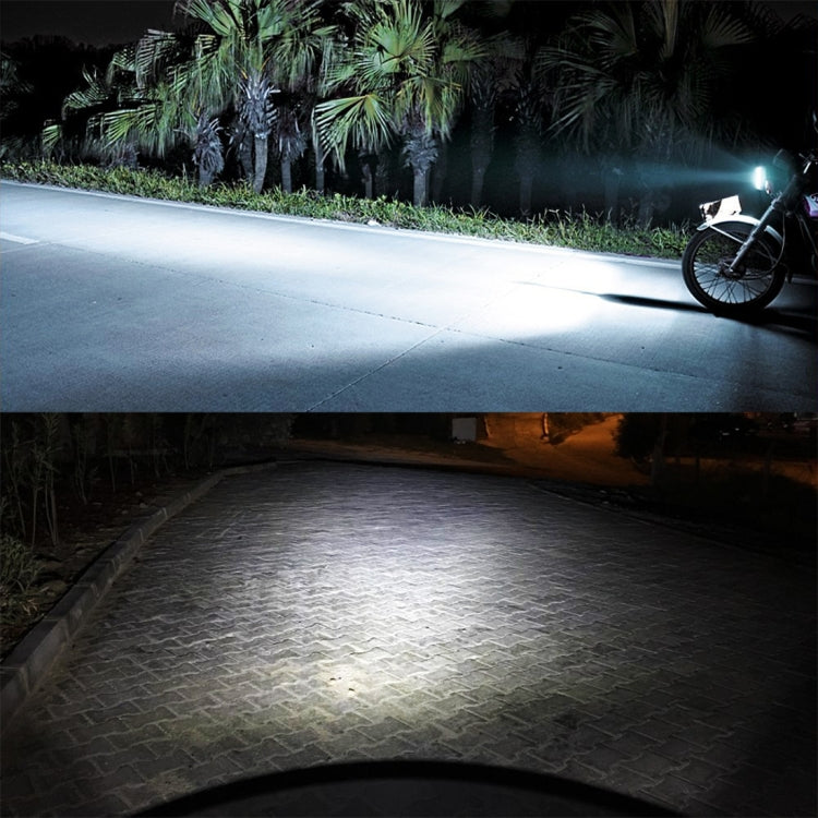 PX15D DC12V / 7.4W Motorcycle LED Headlight with 24LEDs SMD-3030 Lamp Beads