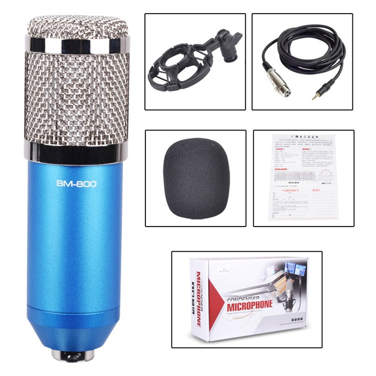 Compatible with PC / Mac for Live Broadcast Show, KTV, etc., BM800 White, BM800 Black, BM800 Pink, BM800 Blue, BM800 Red