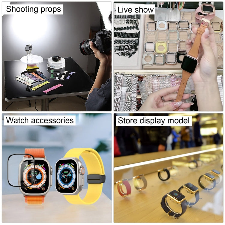 For Apple Watch Ultra 49mm Black Screen Non-Working Fake Dummy Display Model, 49mm Black Screen (Dark Blue), 49mm Black Screen (White), 49mm Black Screen (Yellow)