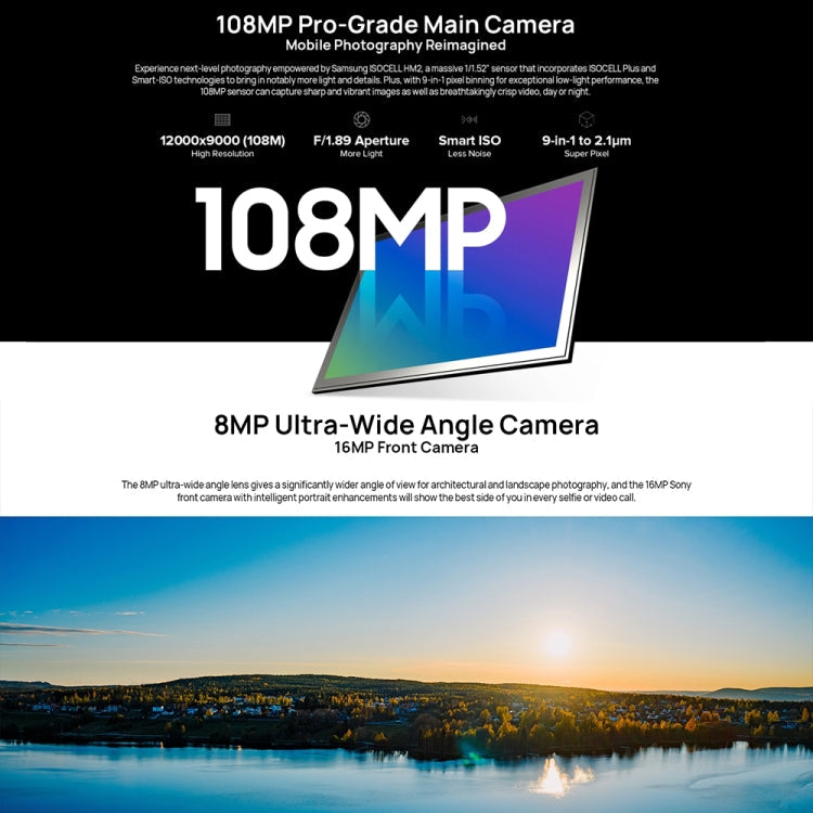 Ulefone Armor 17 Pro Rugged Phone, , 108MP Camera,8GB+256GB