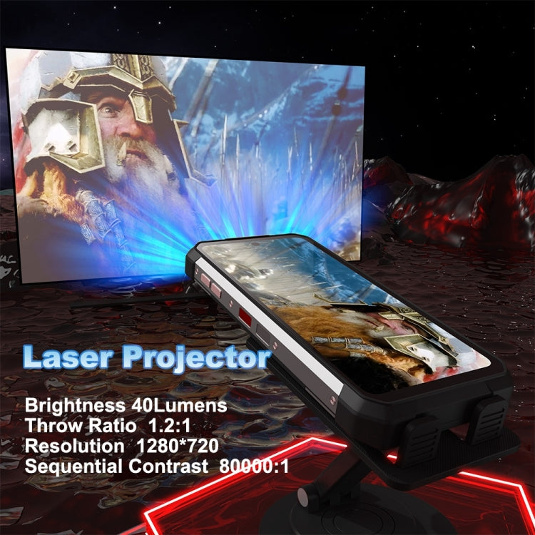 Unihertz Tank 2 Laser Projector Rugged Phone, 108MP Camera, Night Version,  12GB+512GB