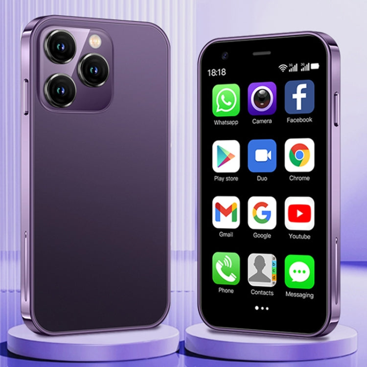 SOYES XS15, 2GB+16GB, 3.0 inch Android 8.1 MTK6580 Quad Core up to 1.3GHz, Bluetooth, WiFi, GPS, Network: 3G, Dual SIM (Purple)