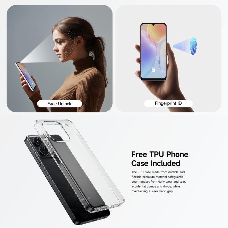 Ulefone Note 20 Pro, 4GB+256GB, Face ID & Side Fingerprint, 6000mAh, 6.75 inch Android 14 Unisoc T606 Octa Core, Network: 4G, Dual SIM, OTG (Satin Black)