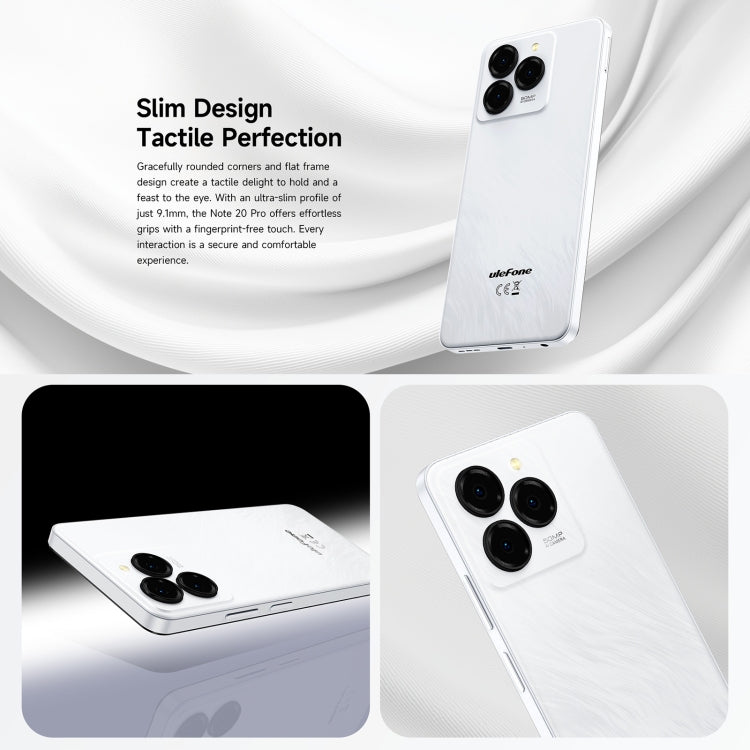 Ulefone Note 20 Pro, 4GB+256GB, Face ID & Side Fingerprint, 6000mAh, 6.75 inch Android 14 Unisoc T606 Octa Core, Network: 4G, Dual SIM, OTG (Satin Black)
