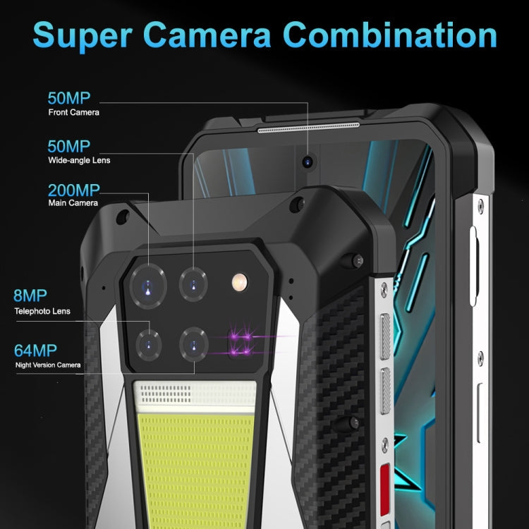 Unihertz Tank 3 / 8849, 16GB+512GB, 200MP Camera, , 23800mAh Battery, 6.79 inch Android 13 Dimensity 8200 Octa Core, Network: 5G (Black)