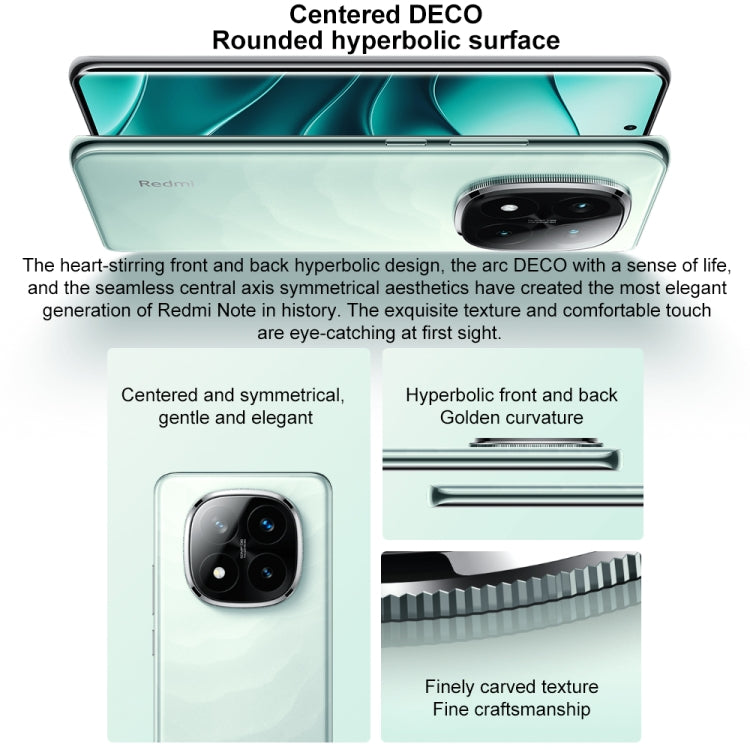 Xiaomi Redmi Note 14 Pro+, 12GB+256GB, 6.67 inch Xiaomi HyperOS Snapdragon 7s Gen 3 Octa Core, NFC, Network: 5G (White)
