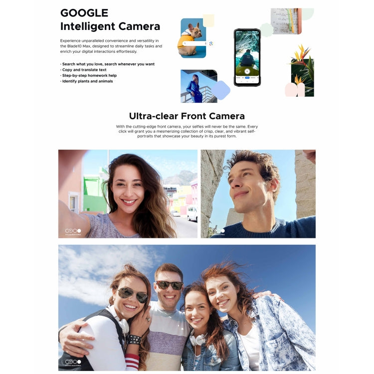 DOOGEE Blade 10 Max, 8GB+256GB, 6.56 inch + 1.54 inch Android 14 Spreadtrum T606 Octa Core, Network: 4G, OTG, NFC (Silver)