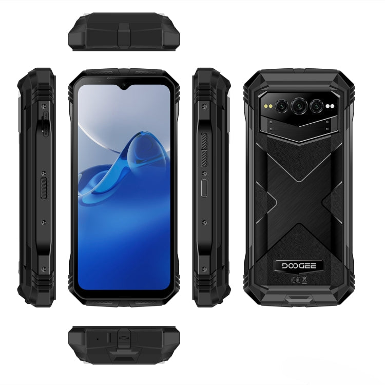 DOOGEE V Max Pro Rugged Phone, 12GB+512GB, 6.58 inch Android 14 Dimensity 7050 Octa Core 2.6GHz, Network: 5G, OTG, NFC (Black)