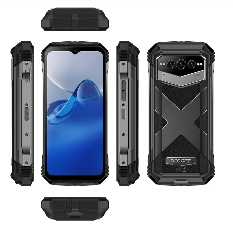 DOOGEE V Max Pro Rugged Phone, 12GB+512GB, 6.58 inch Android 14 Dimensity 7050 Octa Core 2.6GHz, Network: 5G, OTG, NFC (Grey)