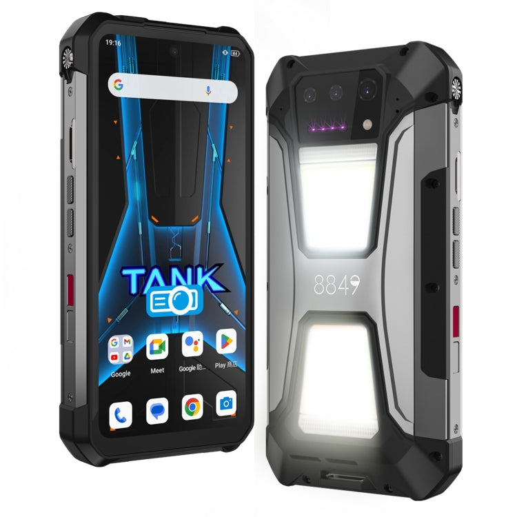 Unihertz 8849 Tank 2 Pro  Projector Rugged Phone, 12GB+256GB, 6.79 inch Android 14 MTK6789 Octa Core, Network: 4G (Black)