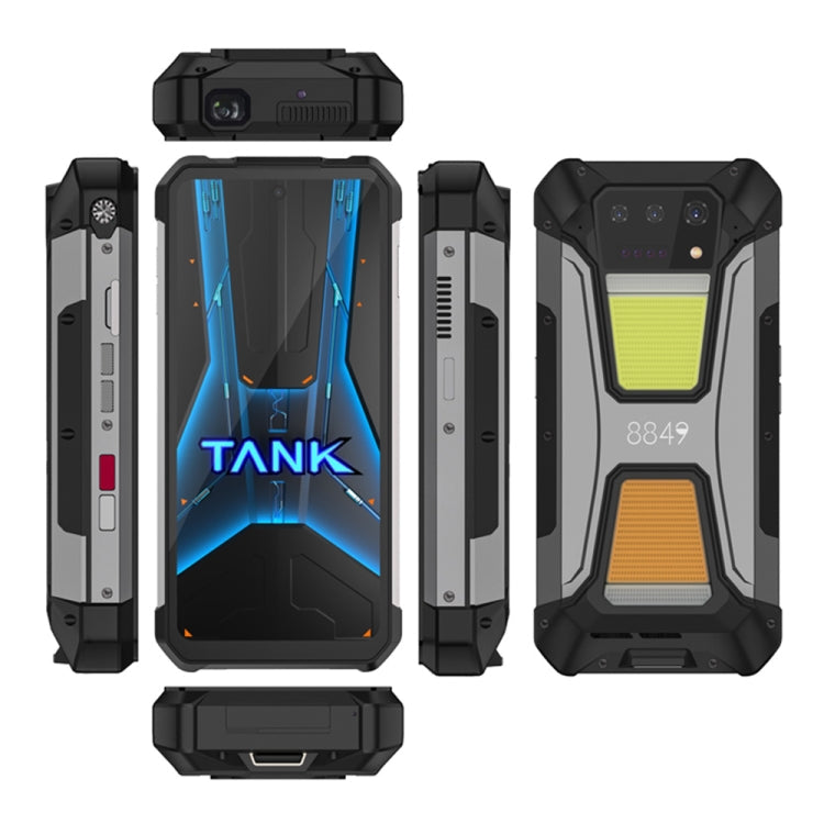 Unihertz 8849 Tank 2 Pro  Projector Rugged Phone, 12GB+256GB, 6.79 inch Android 14 MTK6789 Octa Core, Network: 4G (Black)